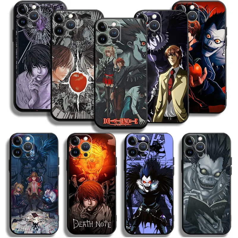 

Animation Terror Death Note Soft Silicone Cover Phone Case For iPhone 14 13 12 11 Pro Max 6 6S 7 8 Plus X XS XR 12 13 Mini Shell