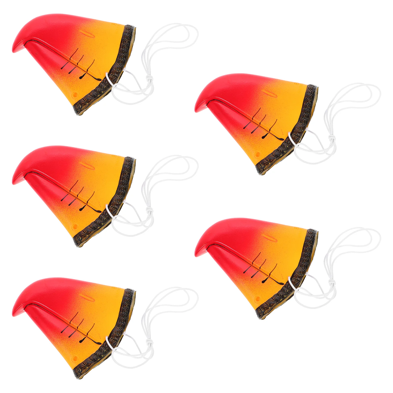 5 шт. Маска для носа попугая на Хэллоуин компактное цирковое платье лица