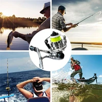 small metal angling accessories 4 31 pocket spinning wheel fishing reel mini 100