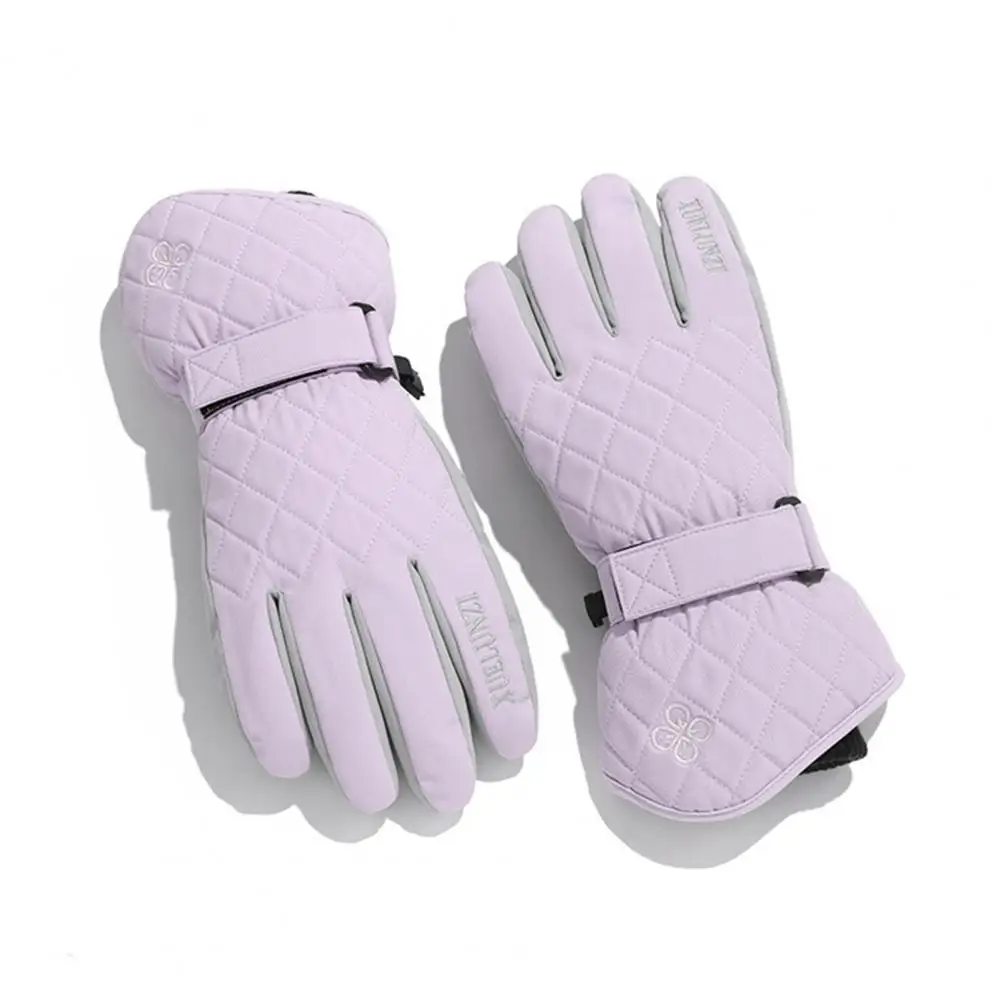 

Popular Ridding Gloves Adjustable Strap Anti Wrinkle Coldproof Ridding Ski Gloves Washable Ski Gloves for Skiing