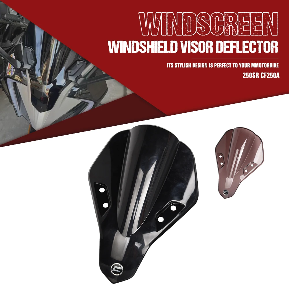 

Motorcycle 250SR 250A Front Windshield Wind Deflectors Windscreens Deflectore FOR CFMOTO CF MOTO 250 SR 250 A ALL YAERS