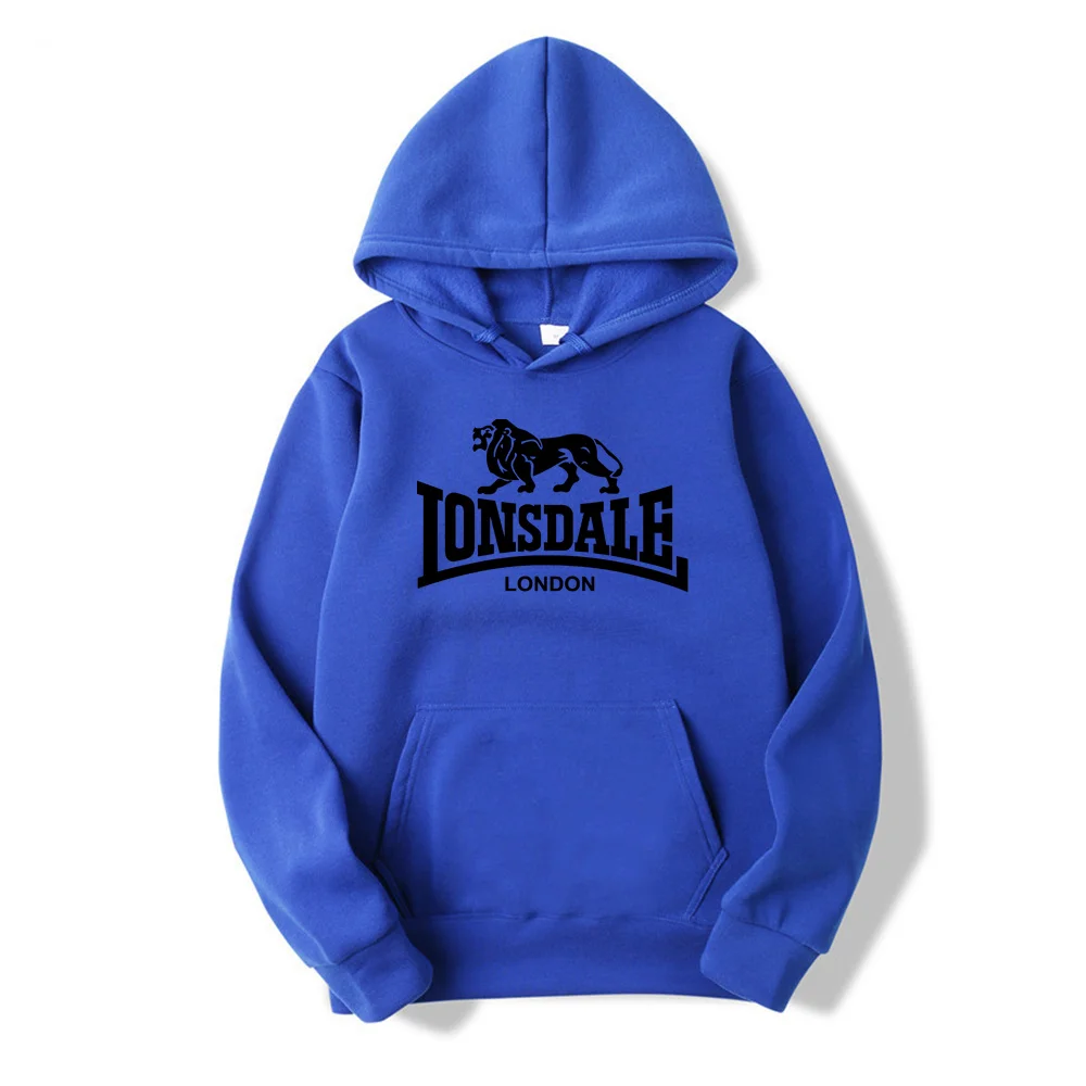 

Lonsdale 2023 Fashion Top Women's Hooded Spring Autumn Winter Men's Leisure Fashion Hooded Sweatshirt Men's Women's Hoodie