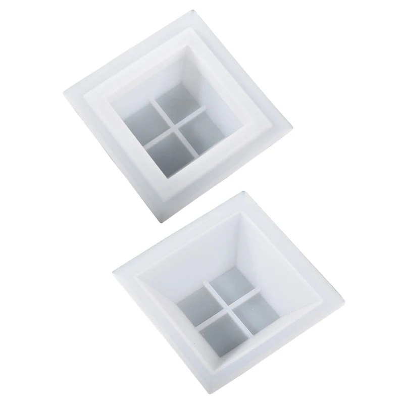 

Silicone Resin Molds Pyramid Storage Display Box Epoxy Resin Casting Molds