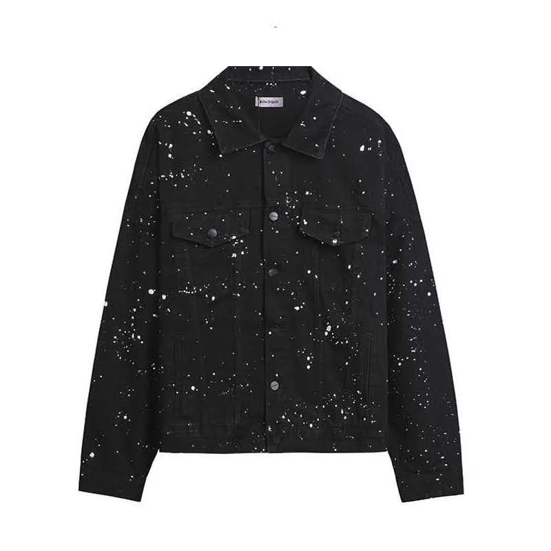 

Palm angels 20fw palm Angel Huang Zitao same speckle cactus jacket denim jacket top