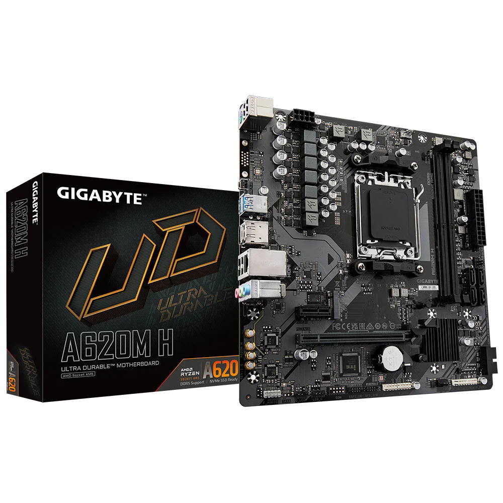 Новая высокоскоростная материнская плата Giga.byte A620M H DDR5 AM5