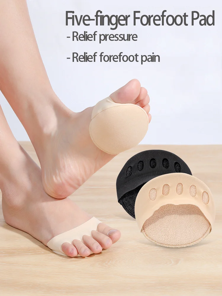 

Forefoot Pads for High Heel Pad Absorb Sweat Shoe Insoles Shoes Foot Care Products Back Inner Soles Anti Slip Sole Cushion Socks