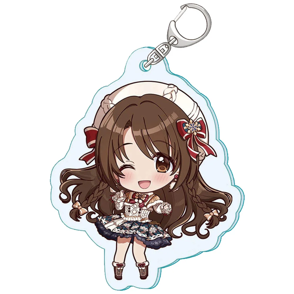 Магазин аниме THE IDOLM@STER Saki Temari Kotone Mao Lilja HD персонажи акриловый брелок кулон