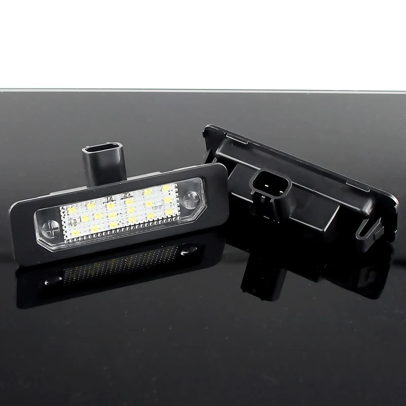 2 шт. Автомобильные светодиодные лампы 12 В для номерного знака FORD Focus 2008-2012