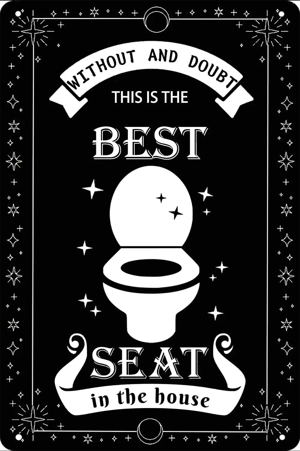 Vntge Bthroom Quote Syng Metl Tn Sgn-Ths s The Best Set n House Забавный декор для Frmhouse Wshroom Toilet Home Br Sgn 8x