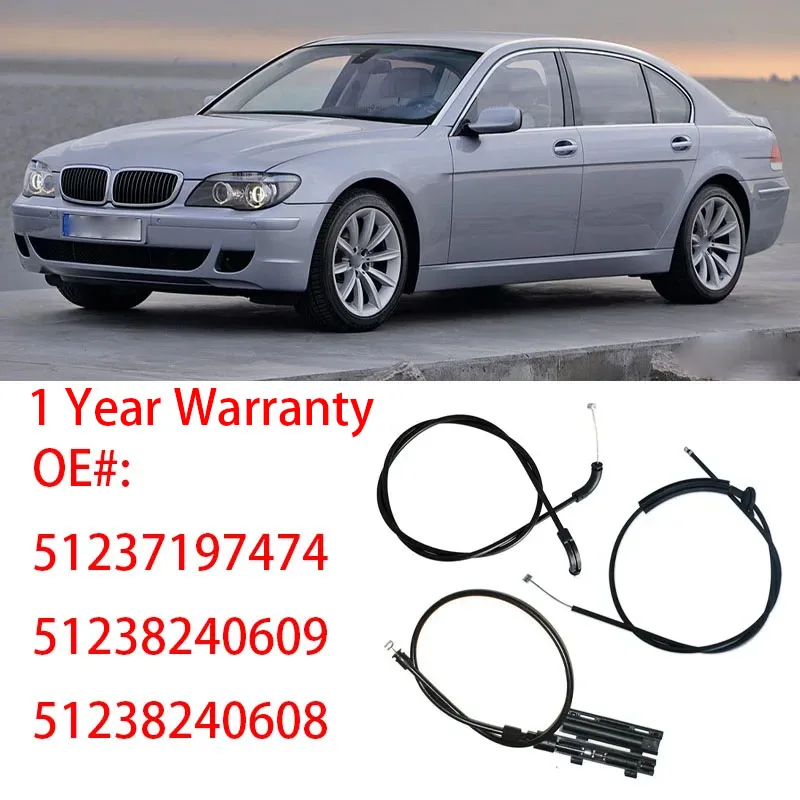 Кабель для высвобождения капота двигателя 51237197474 51238240609 51238240608 кабель Bowden BMW E65 E66