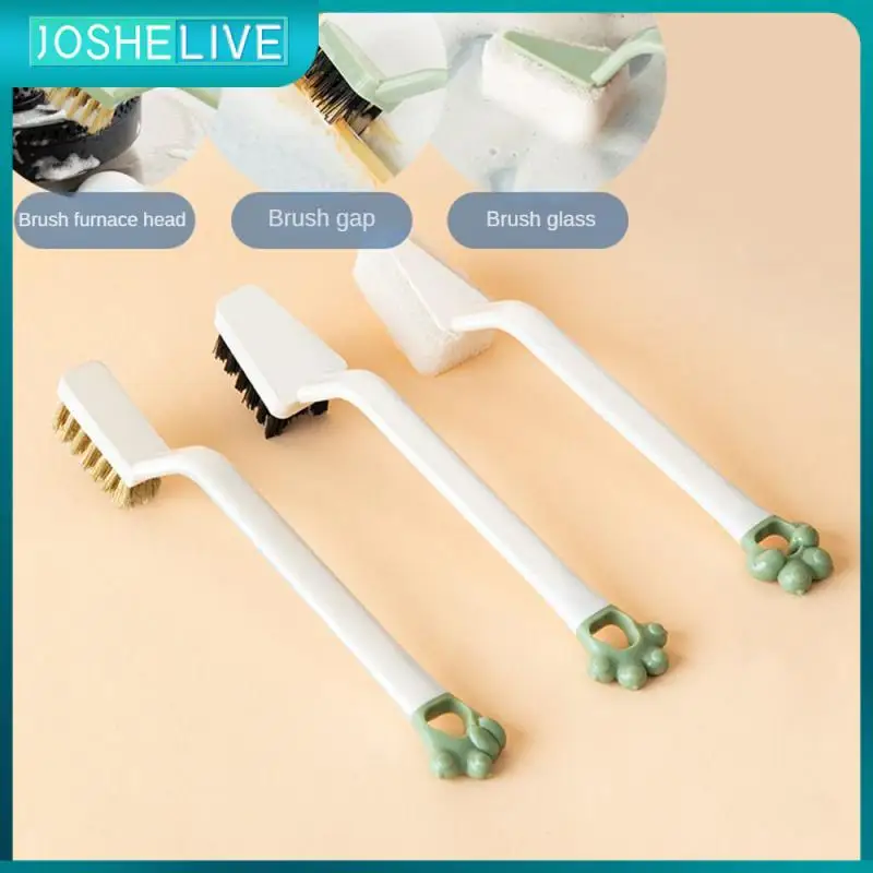 

180x50mm Dishwashing Brush Green/white Pot Bottom Cleaning Brush Set Non-stick Pan Pot Washing Brush Kitchen Supplies Pp Kitchen