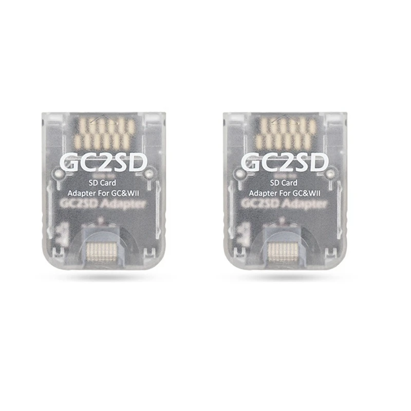 

2Pcs GC2SD Micro-SD Card GC2SD GC To SD Card Adapter For Nintendo Gamecube Wii Consoles SD2SP2