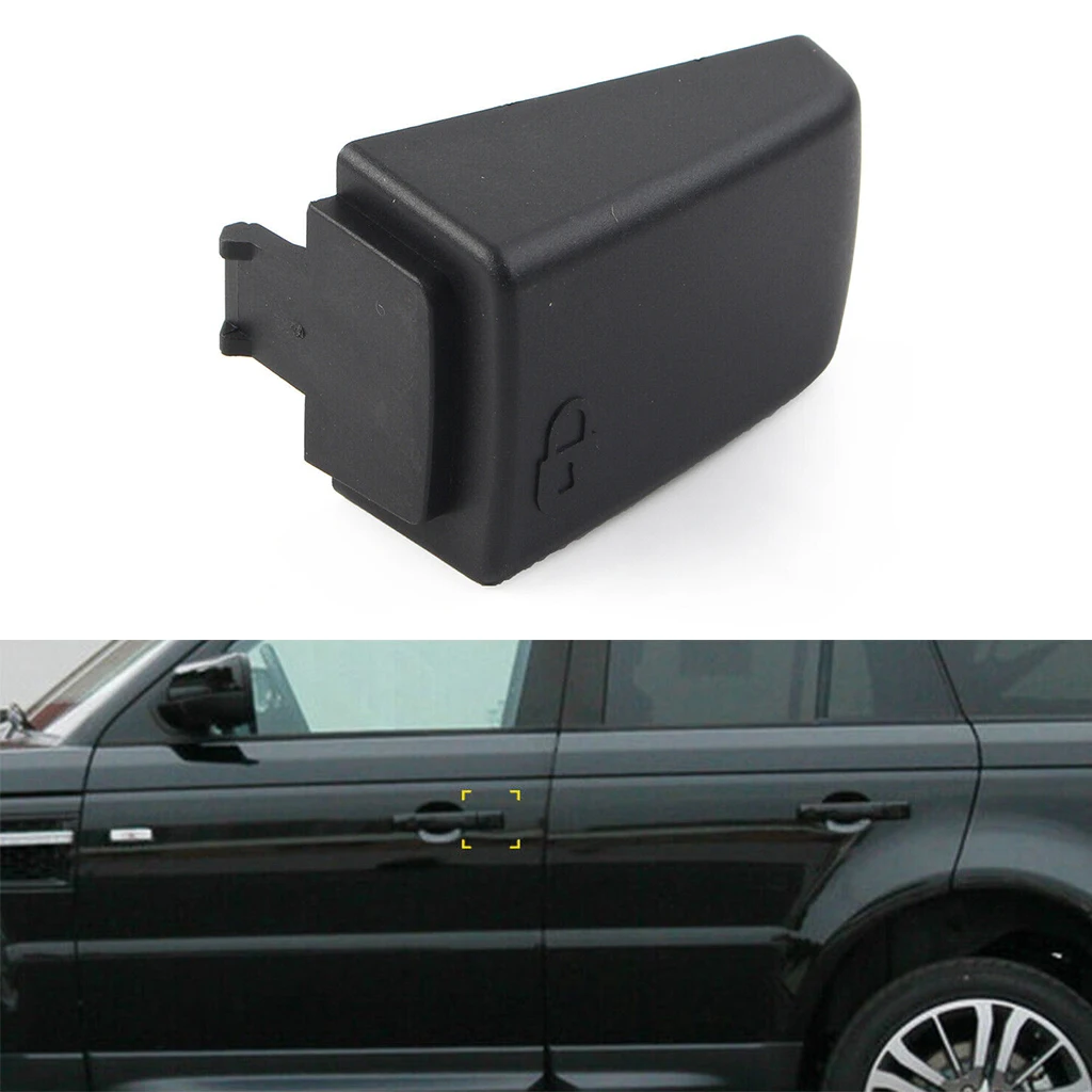 

1 шт. черная крышка для ручки дверной ручки со стороны водителя для Range Rover Sport 2005 2006 2007 2008 2009 2010 2011 2012 2013