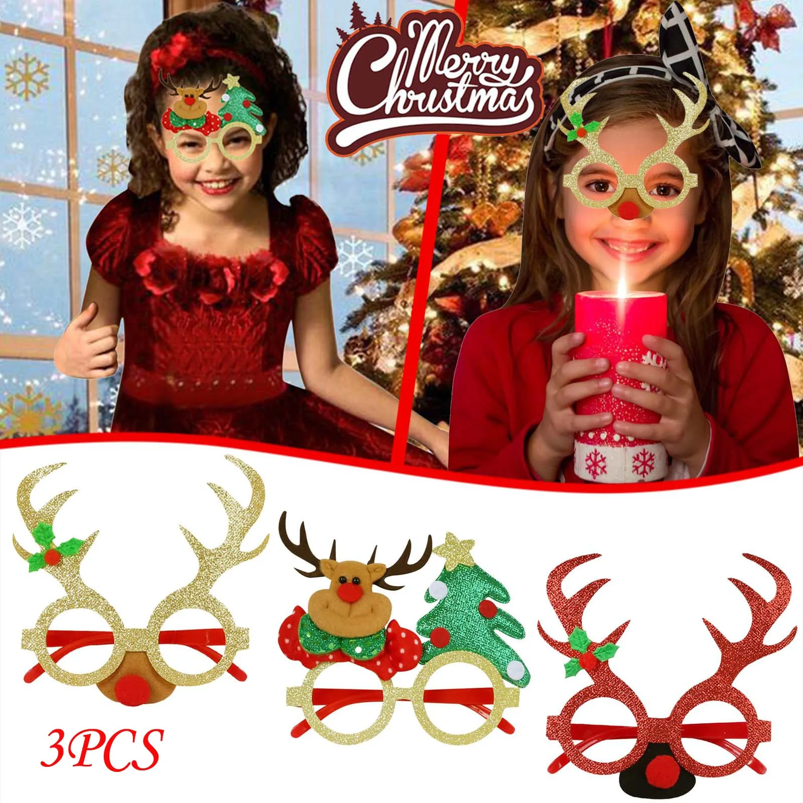 

Minimalist Ornaments Decoration Santa Antlers Glasses Christmas Adult Fall Gnomes Decorations Fall Garden Gnomes Outdoor