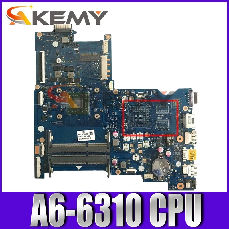 

Материнская плата для HP 15-AF 814611 G4 601-814611, 255-001, 814611 рабочий