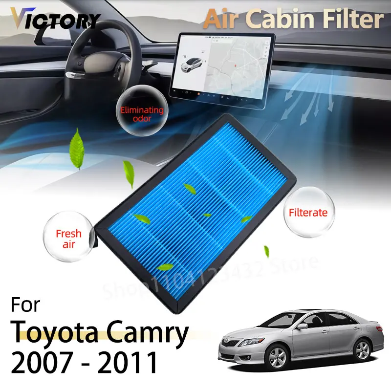 PM2.5 для Toyota Camry 40 XV40 Hybrid 2007-2011 2010 2009 2008 Aurion Accessorie HEPA воздушный салонный фильтр 87139-02020