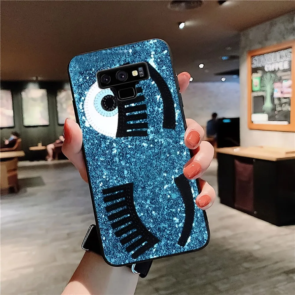 Hot Ferragnies Eyes Chiara Phone Case For Samsung Note 8 9 10 20 pro plus lite M 11 30 21 31 51 A 22 42 02 03
