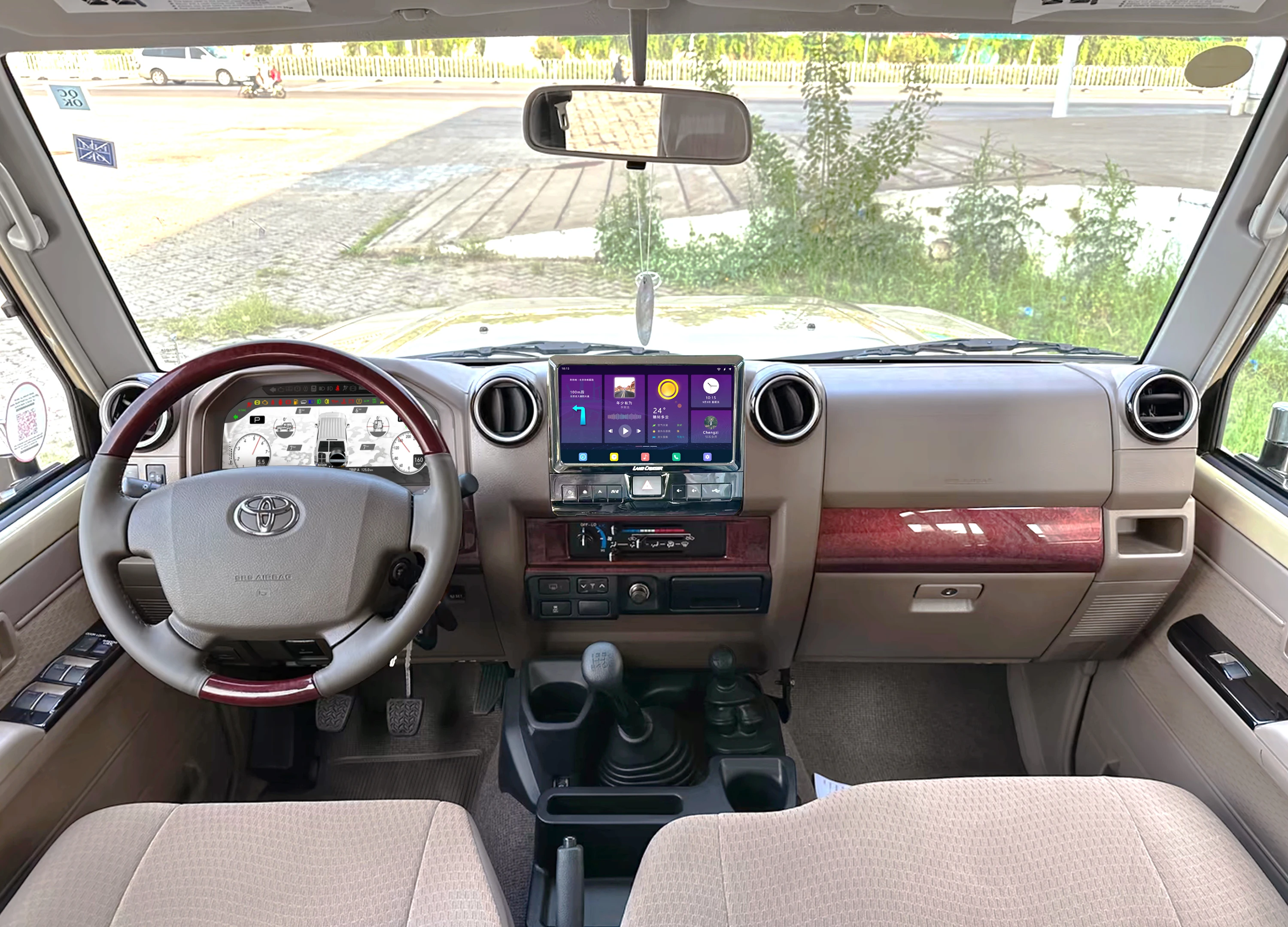 Цифровой кластер для Toyota Land Cruiser 70 71 78 79 LC76 2007-2024 приборная панель виртуальный