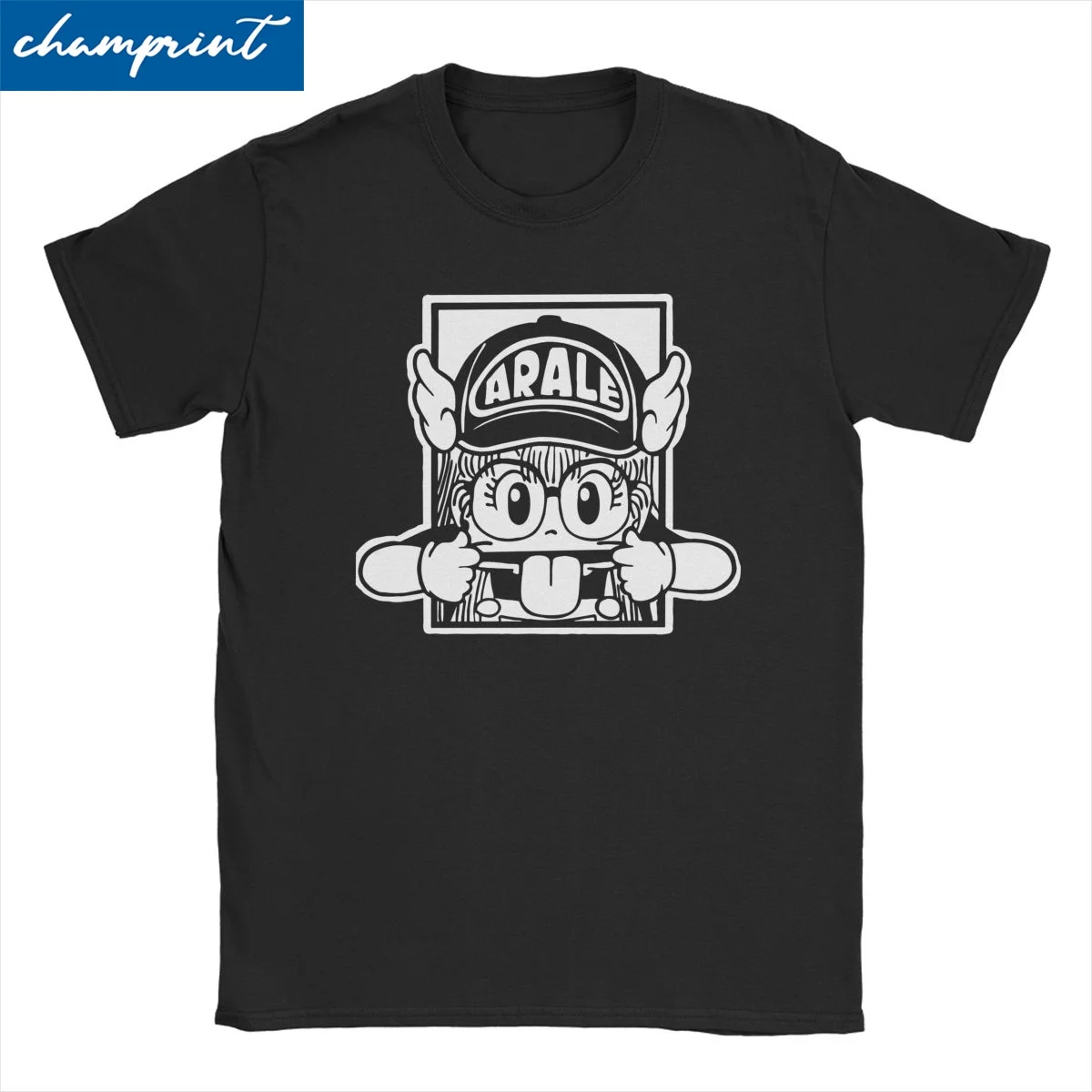 

Men Women's Anime Arale T Shirt Cute Dr Slump 100% Cotton Clothes Novelty Short Sleeve Round Collar Tees 6XL T-Shirt