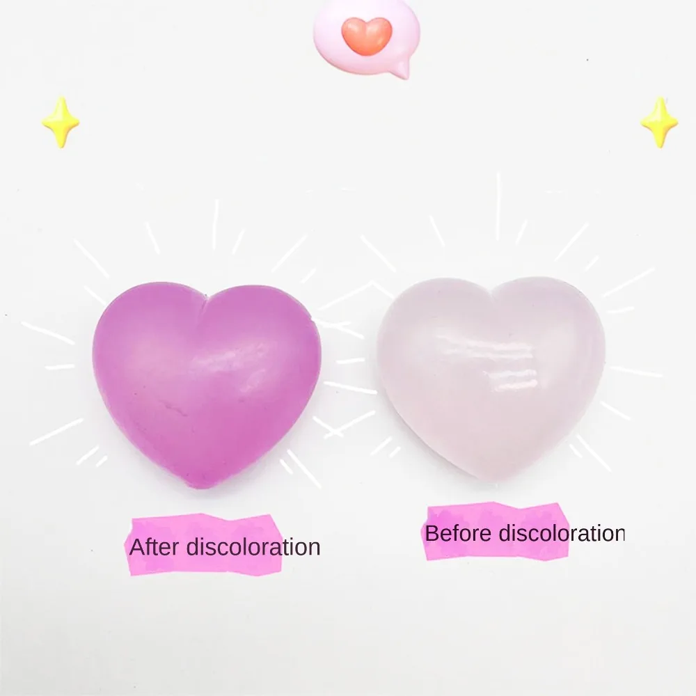 Дети и взрослые анти-давление изменение цвета любящее сердце защемление