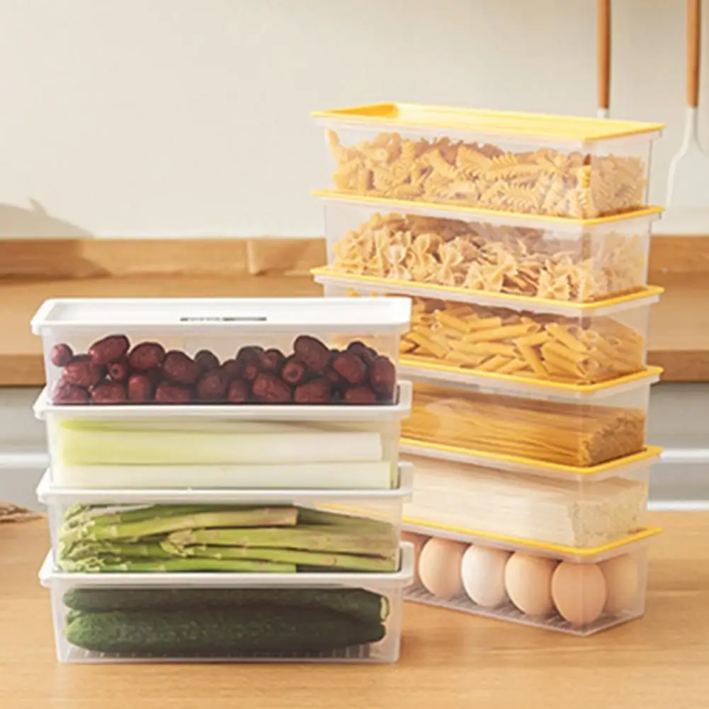 Контейнер для хранения лапши микроволновая Герметичная крышка прямоугольный