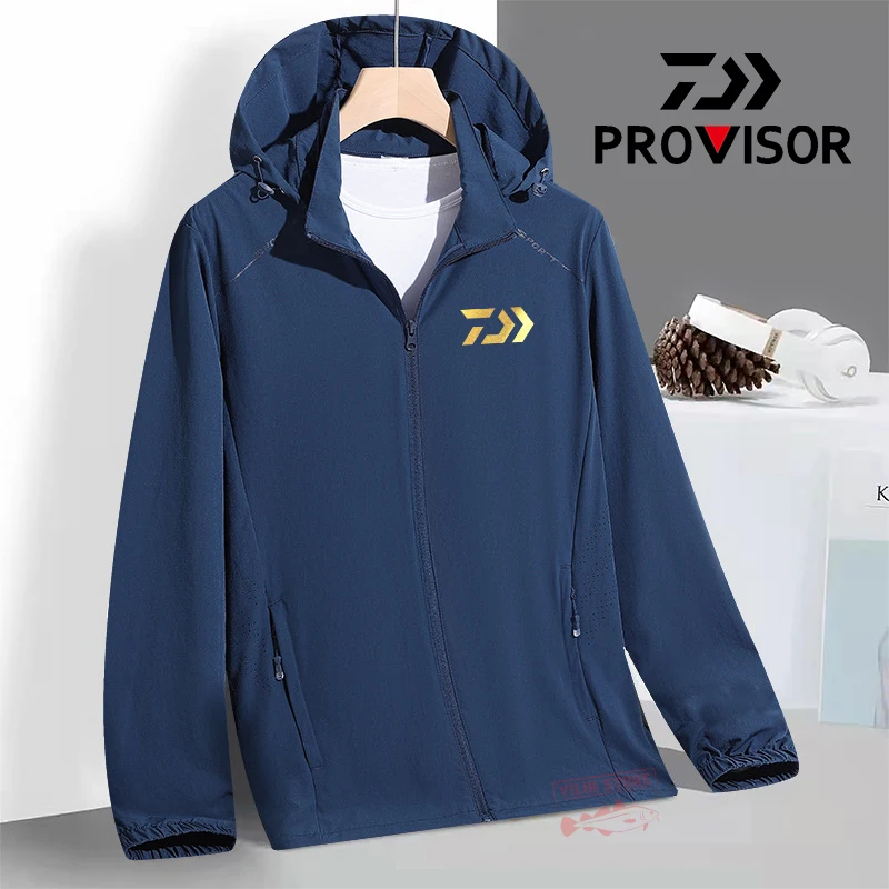 

Daiwa Summer Sun Protection Clothing Anti-ultraviolet Men Women Skin Jacket Thin Section Breathable Quick-drying Fishing Jacket