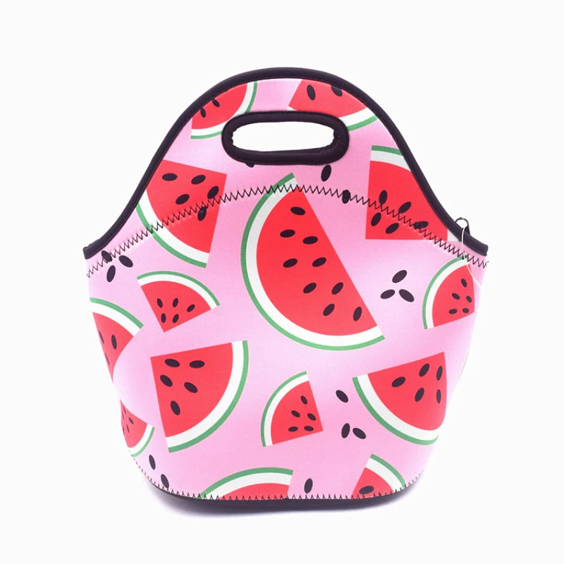 

New Fashion Lunch Picnic Bags for Women Children School Neoprene Lunch Box Top Handle Picnic Office Food Organizer Pouch Bags