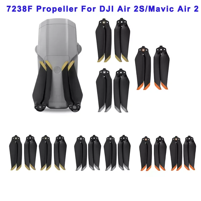 

cCamera Drone Low Noise Props 7238F Propellers For DJI Mavic Air 2/DJI AIR 2S Drone Accessories