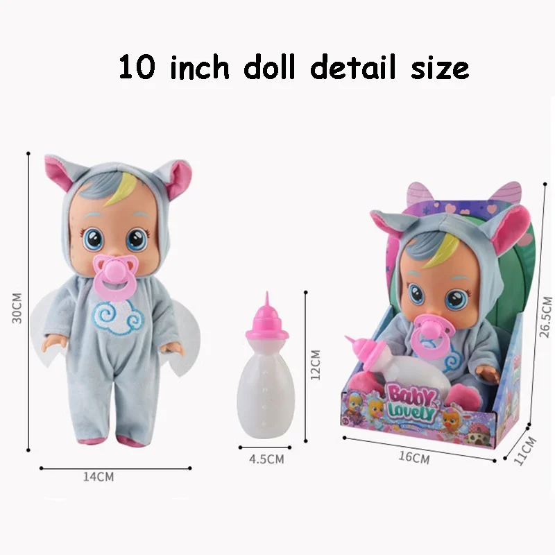 Электрическая кукла-Реборн детская игрушка-Зверюшка единорог силиконовая