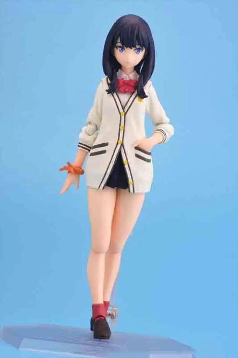 Фото Оригинальная фигурка Max Factory Figma Gridman Universe Рикка Такарада Аканэ Синджо, модель из аниме, коллекционная игрушка. №2