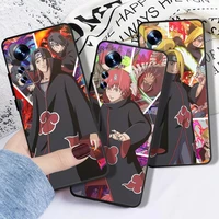 anime naruto phone case for xiaomi redmi 9 9t 9a 9c 9i note 9 10 pro max 5g 9t 9s note 10 pro note 8 soft black carcasa back