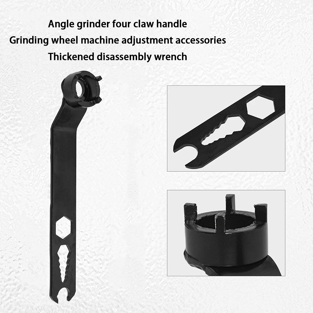 Ручной регулировочный ключ с четырьмя когтями гаечный для угловой шлифовальной