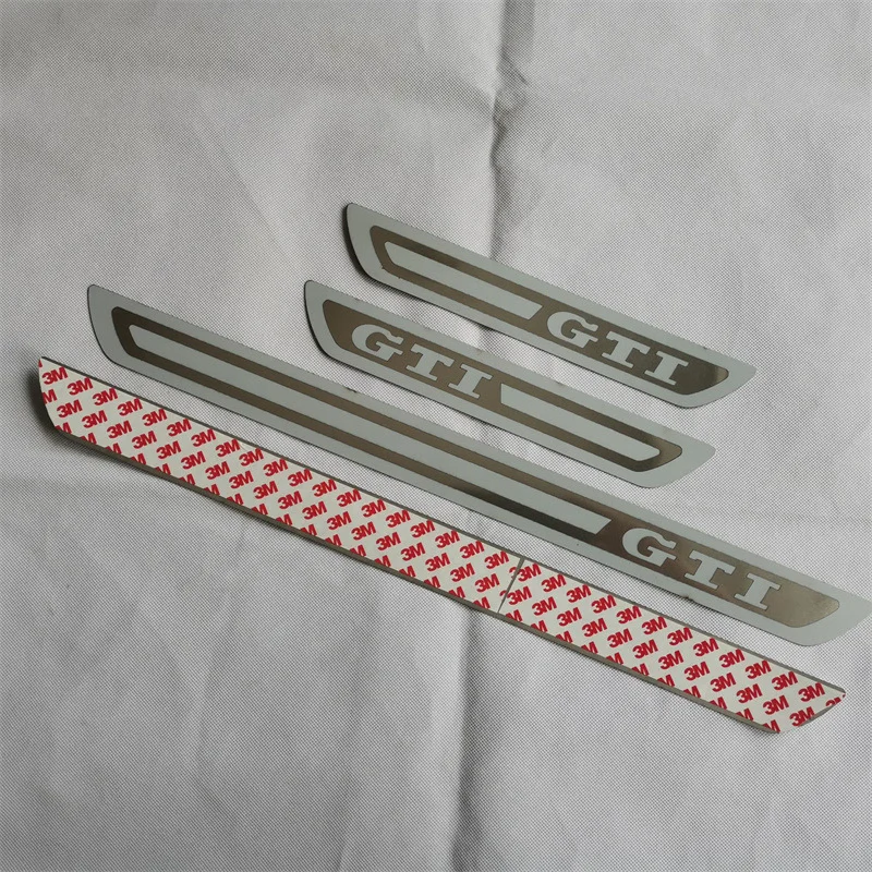 

For Volkswagen Golf GIT stainless steel car Welcome pedal Ultra-thin threshold guard plate Anti-scratch car accessories