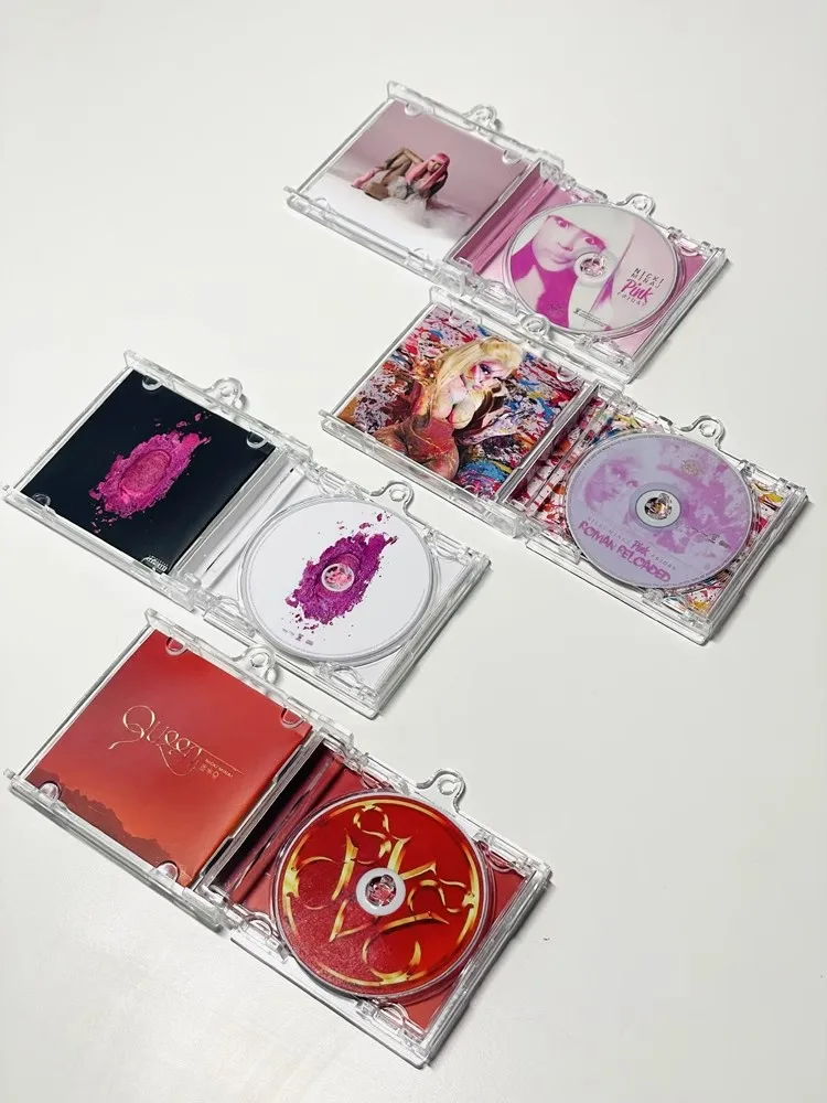 Хип-хоп Nicki Minaj MINI Музыка CD NFC Брелок для ключей Play Songs The Pinkprint Album Pink Friday 2 брелок