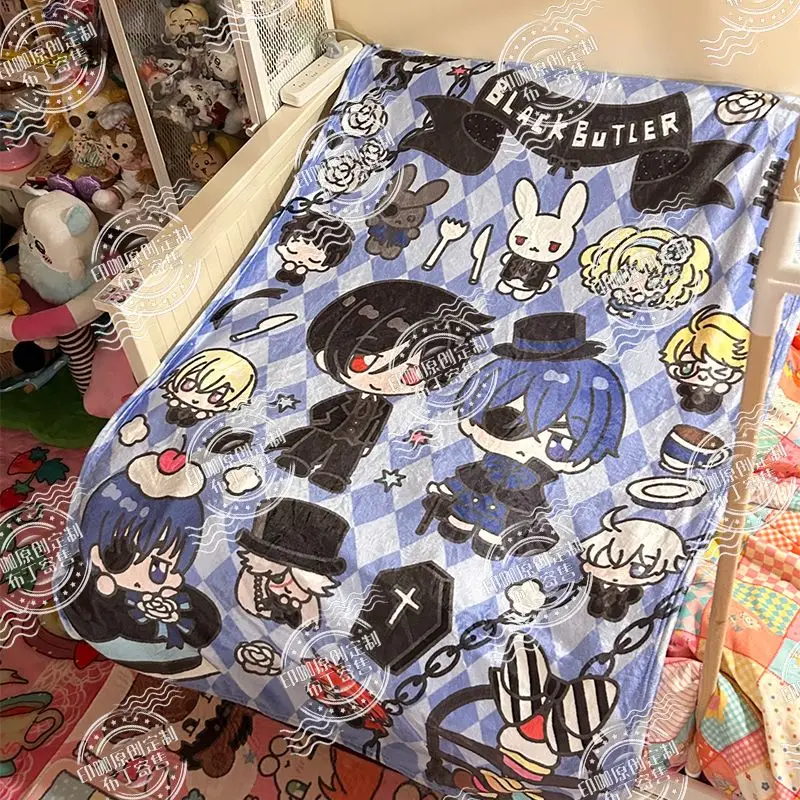 

Себастьян · Майклс мультфильм аниме фланелевое одеяло плед домашний диван обеденный перерыв одеяла детские студенческие одеяла подарки для сна