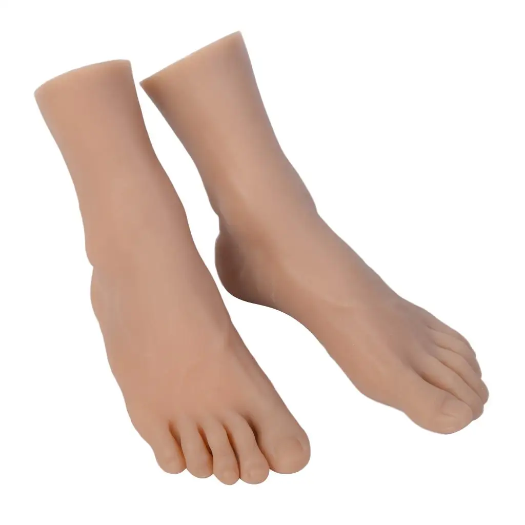 1 пара мужских мягких носков Lifesize ноги манекена для тренировок