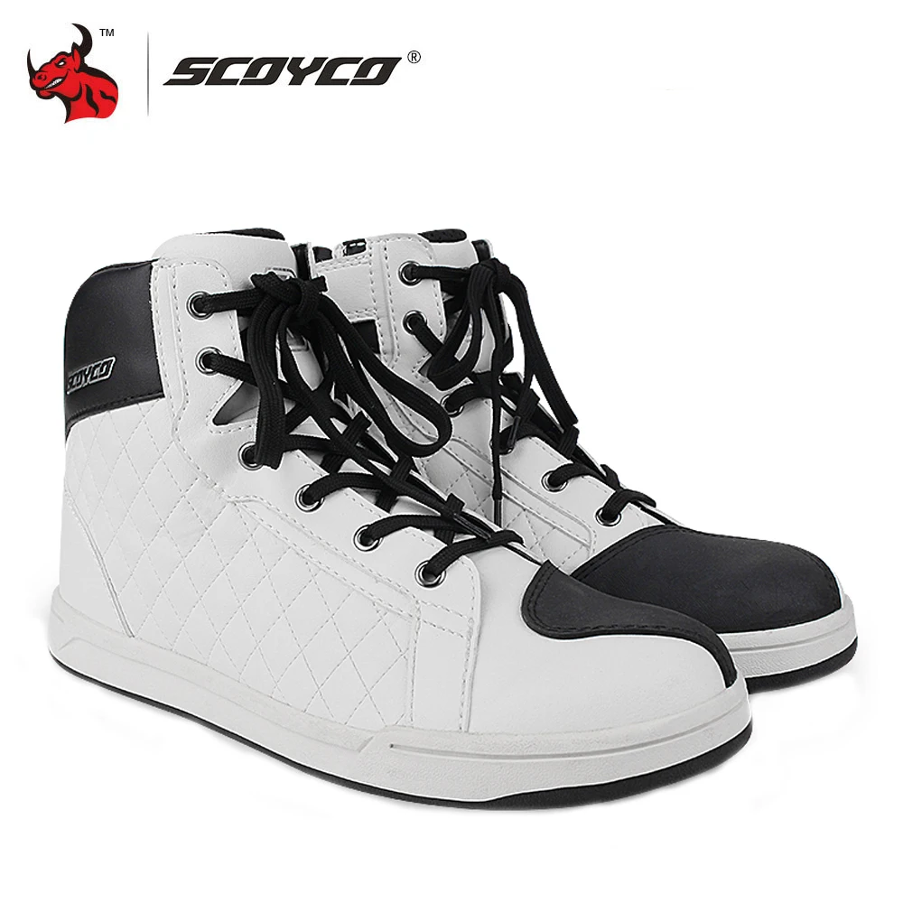 SCOYCO Outdoor Motorcycle Anti-fall Boots Windproof Multicolor Motorcycle Boots Motocross Equipment Motorcycle Accessories