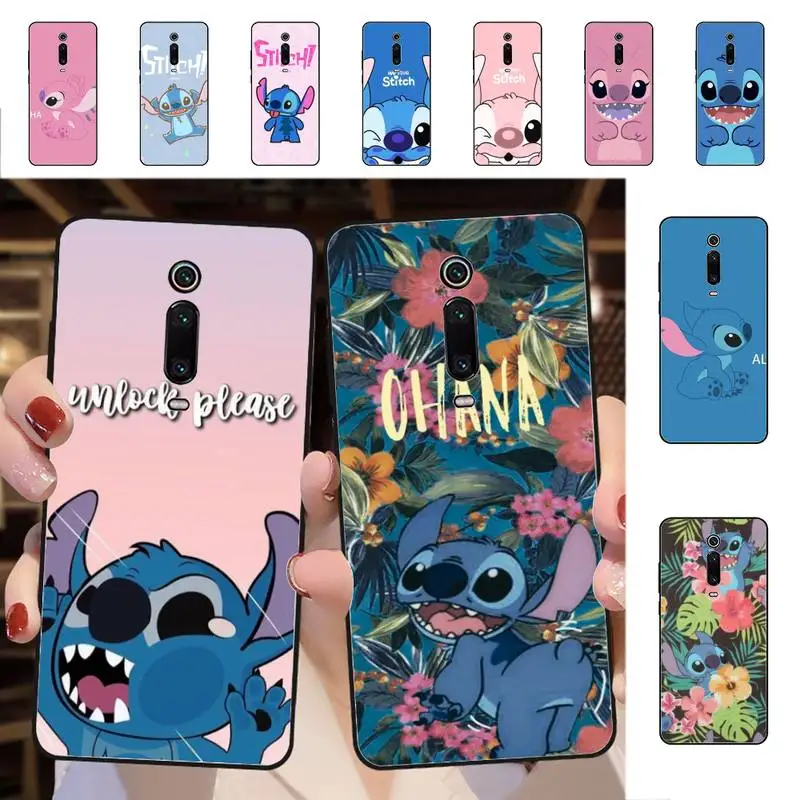 

Disney Stitch Phone Case for Redmi 5 6 7 8 9 A 5plus K20 4X S2 GO 6 K30 pro
