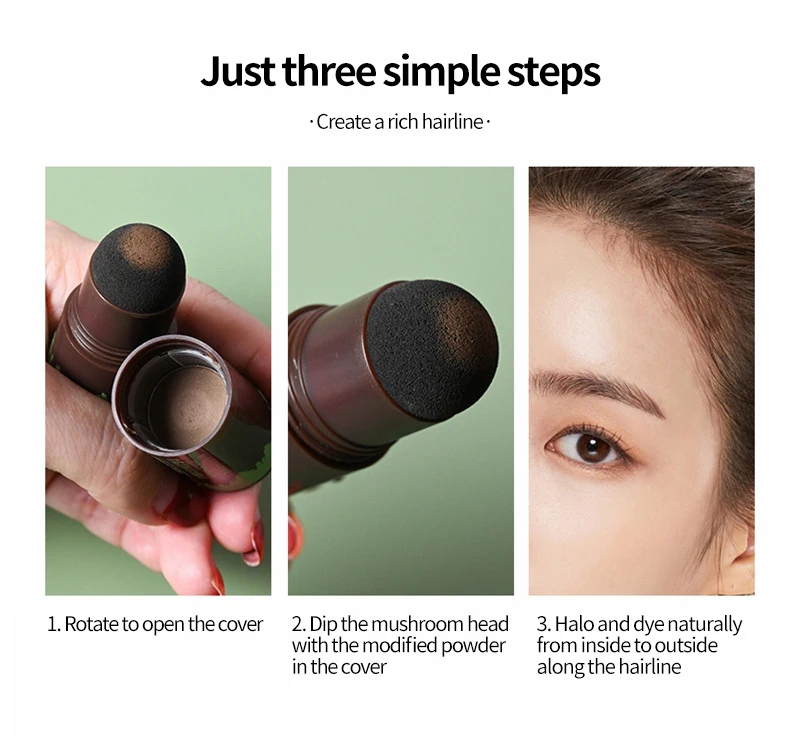 

Натуральная пудра для волос, тени для лба и храма, пудра для волос, пудра для бровей, пудра для пучка, многофункциональная пудра для контурин...