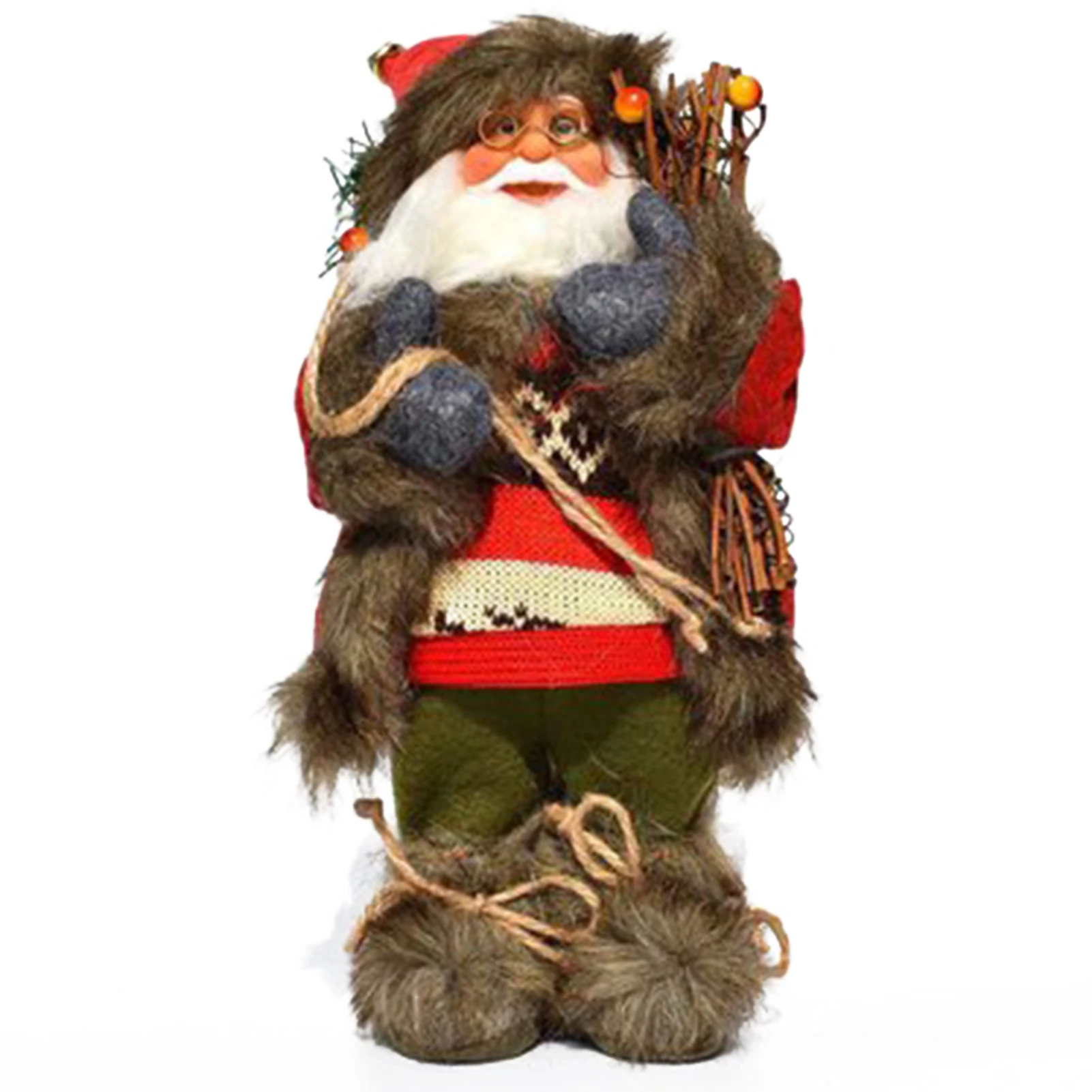 

30 см Фигурка Санта-Клауса статуи инновационные рождественские настольные украшения приятный подарок кукла игрушка декор стола