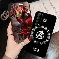 marvel the avengers phone case for huawei p smart z 2019 2020 2021 p40 p30 p20 p10 lite 5g silicone cover soft coque funda