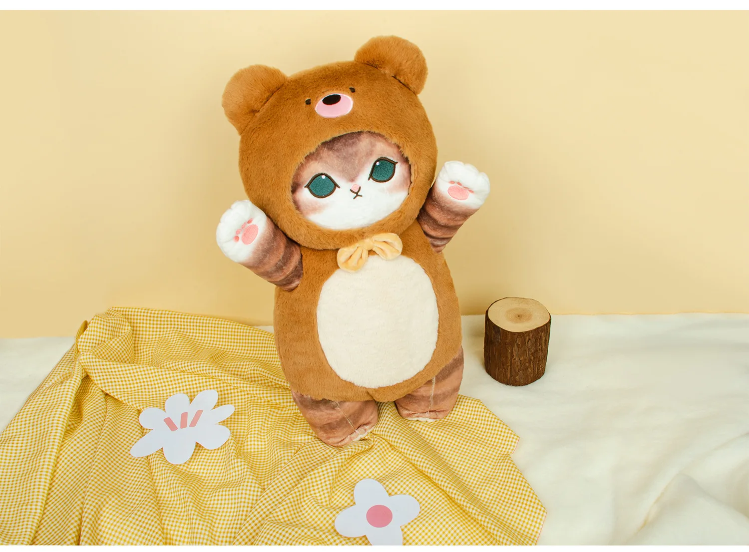 Оригинальный Mofusand Kawaii Cos Cat Animal Plushies 50 см Косплей Животные Динозавр Корова Медведь