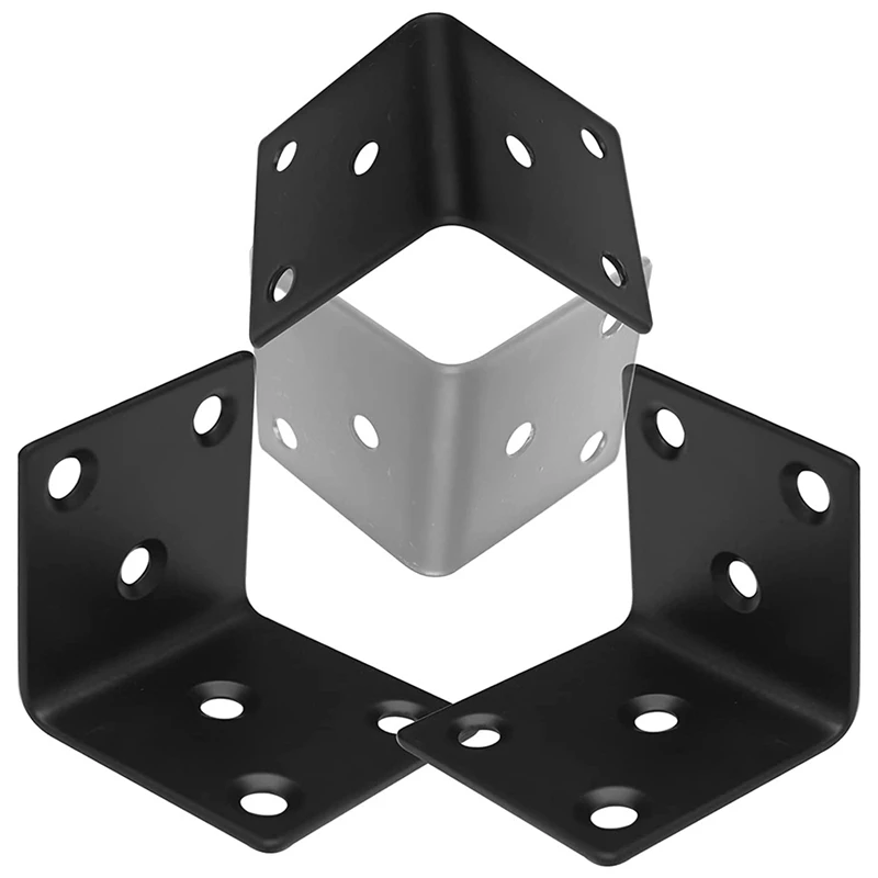 20 шт. угловые кронштейны из нержавеющей стали сверхпрочные широкие 40 мм 90