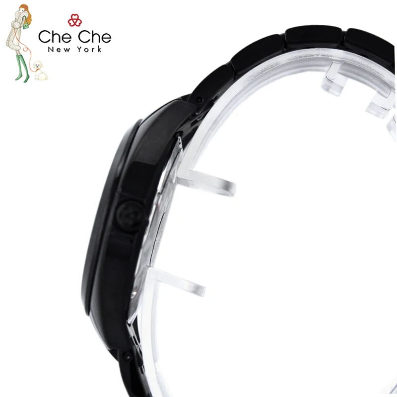 CHECHE Watch women genuine stainless steel strap mature and stable unisex watch couple models star models with gift box CC0015