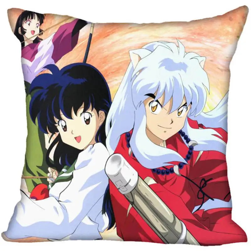 

Наволочка на заказ, квадратная искусственная наволочка Inuyasha 35x35,45x45,60x60 см (с двух сторон)
