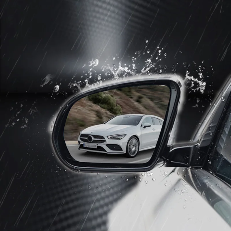 

For Mercedes Benz A B C E S Class A200 B200 C300 E300 Car Rearview Reversing Mirror Window Rainproof Anti Fog Waterproof Film