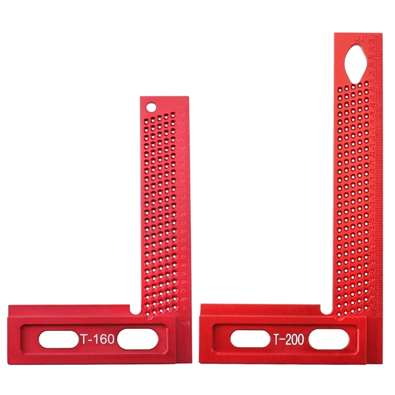 

Multifunctional Woodworking T-shaped Right-angle Scribe Ruler Carpenter Gauge