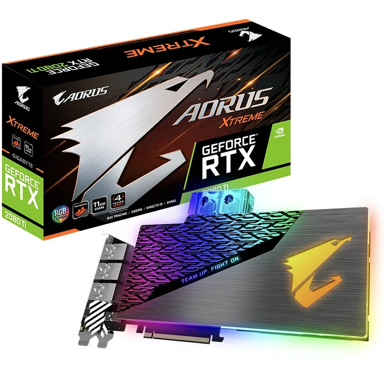 GIGABYTE GeForce RTX 2080 Ti XTREME WATERFORCE WB 11G AliExpress