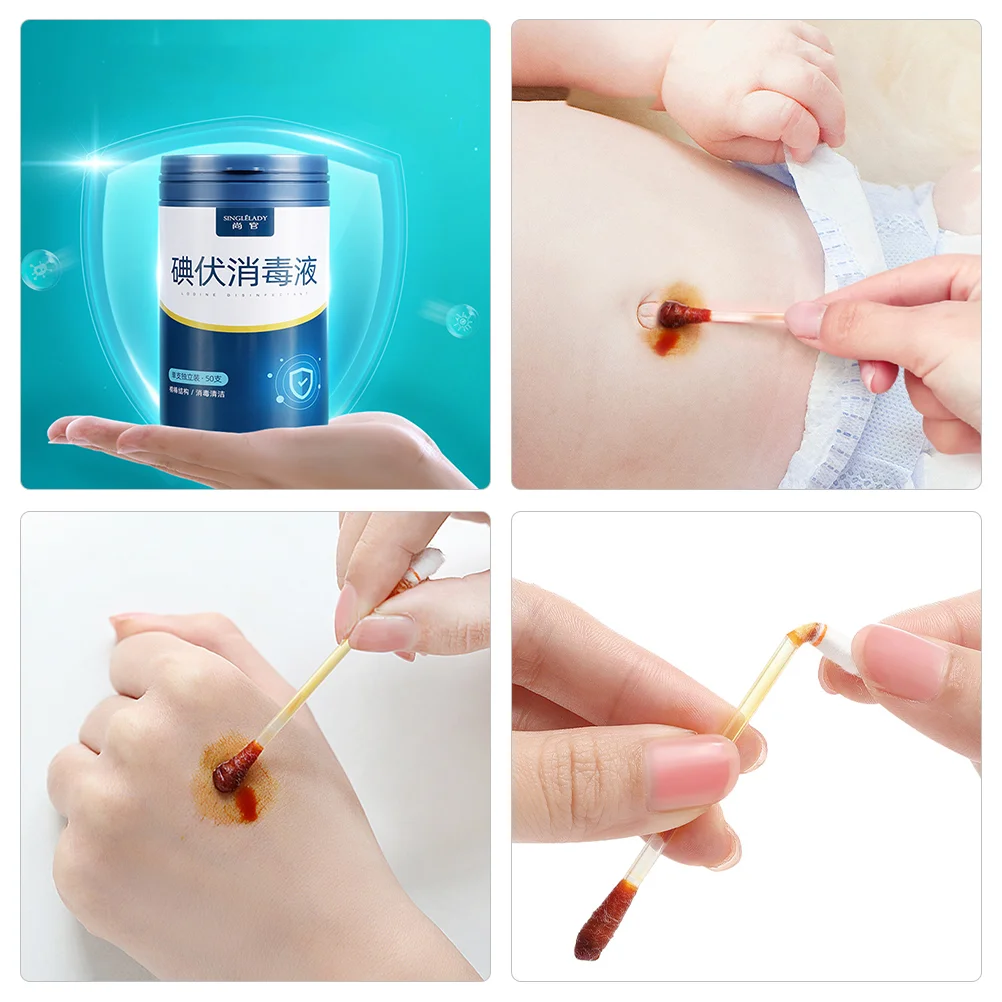 Рисунок 6 - одноразовые ватные палочки Iod