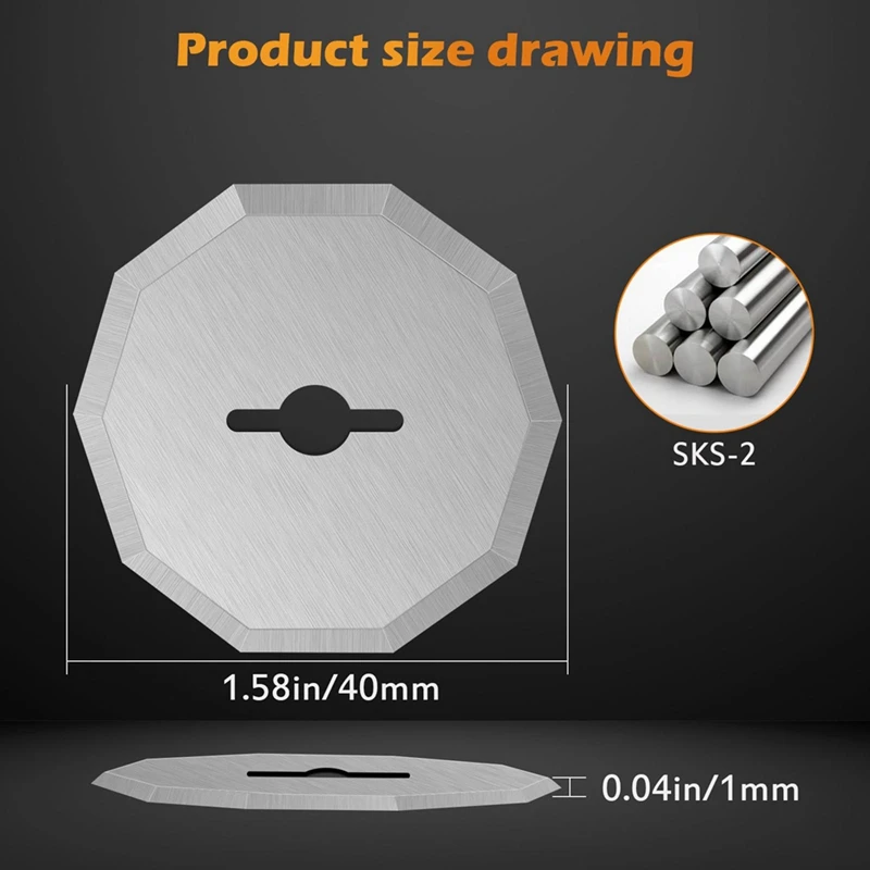 Сменные лезвия GTBL WA2300 совместимые с Zipsnip Аккумуляторные ножницы подходят для RC2601